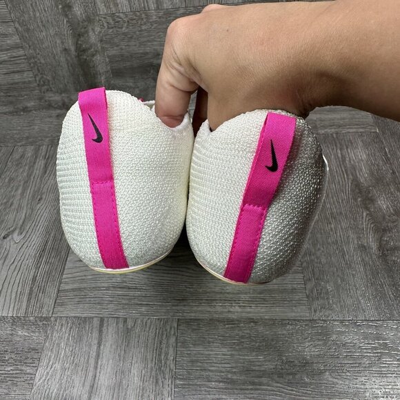 Nike Zoom Rival Sprint Track and Field Cleats Men's size 9.5 White Hot Pink Runn - Picture 6 of 8